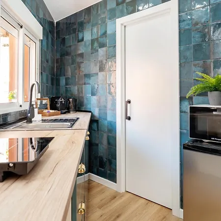 Bright Renovated Studio- Balcony- 10' Walk- Barcelona Center 25' Train * سان أدريان دي بيزوس